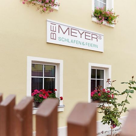 Bei Meyers Schlafen & Feiern Hotel Bohlen  ภายนอก รูปภาพ